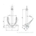 Marine Jis High Holding Force inless Anchor